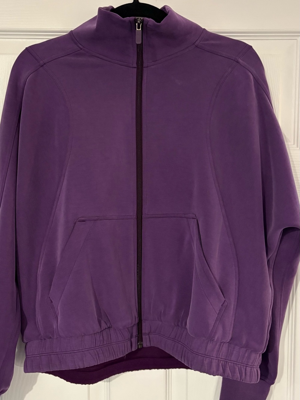 Lululemon soft stream Purple Zip-Front Jacket